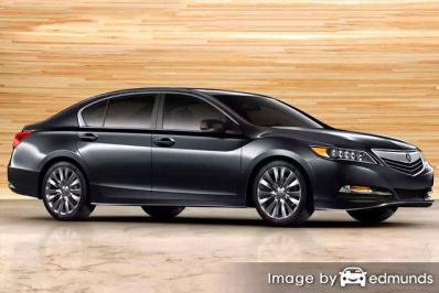 Insurance rates Acura RLX in Portland