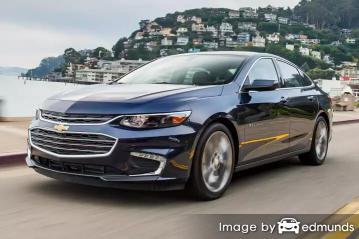 Insurance rates Chevy Malibu in Portland