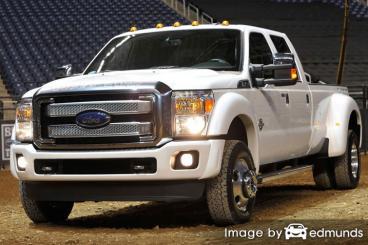 Insurance rates Ford F-350 in Portland