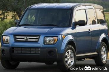 Insurance rates Honda Element in Portland