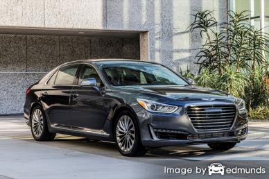 Insurance rates Hyundai G90 in Portland