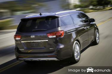 Insurance rates Kia Sedona in Portland