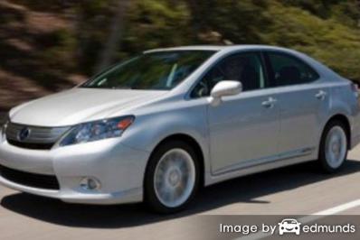 Insurance rates Lexus HS 250h in Portland