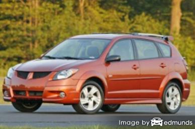 Insurance rates Pontiac Vibe in Portland