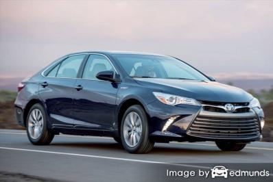 Insurance rates Toyota Camry Hybrid in Portland