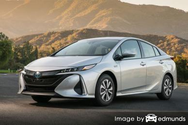 Insurance rates Toyota Prius Prime in Portland