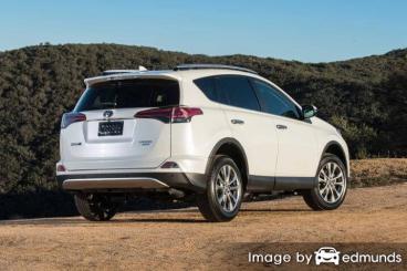 Insurance rates Toyota Rav4 in Portland