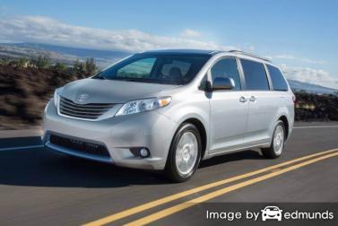 Insurance rates Toyota Sienna in Portland