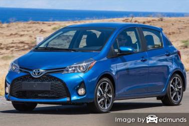 Insurance quote for Toyota Yaris in Portland