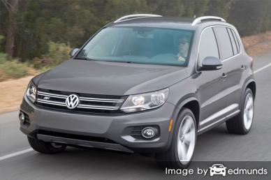 Insurance rates Volkswagen Tiguan in Portland